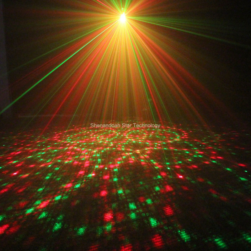 投影機ESHINY Mini 4in1 4 Patterns Whirlwind R&G Laser Projector Lighting Stage Disco DJ Club KTV Xmas Bar Family P