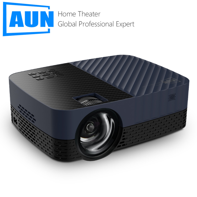 投影機AUN Z5S 全高清 1080P 投影儀 LED 影院 Android 9 電視 MINI Beamer 4k Vidoe 投影儀適用於家庭影院手機電視