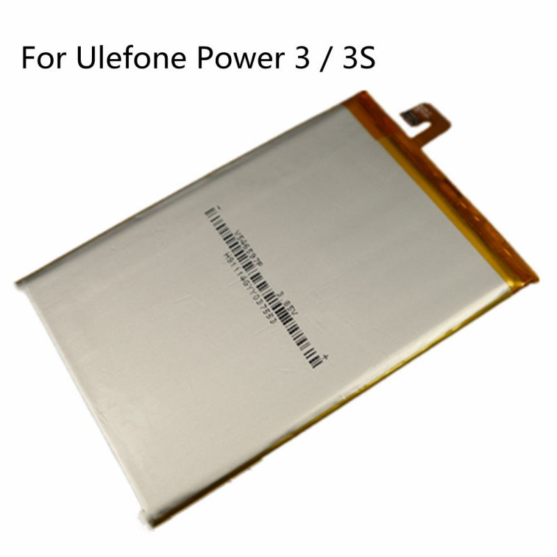 手機電池高品質 6080mAh 原裝 Ulefone Power 3 電池適用於 Ulefone Power 3   Power 3s Smart Phone Bateria