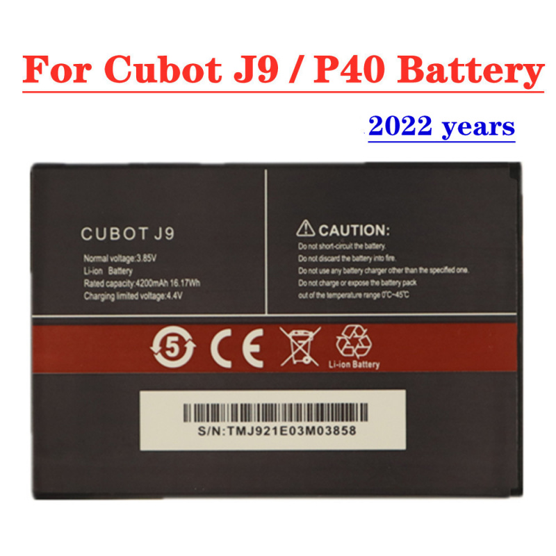 手機電池適用於 Cubot J9   P40 AUCC 手機電池 4200mAh 大容量更換電池
