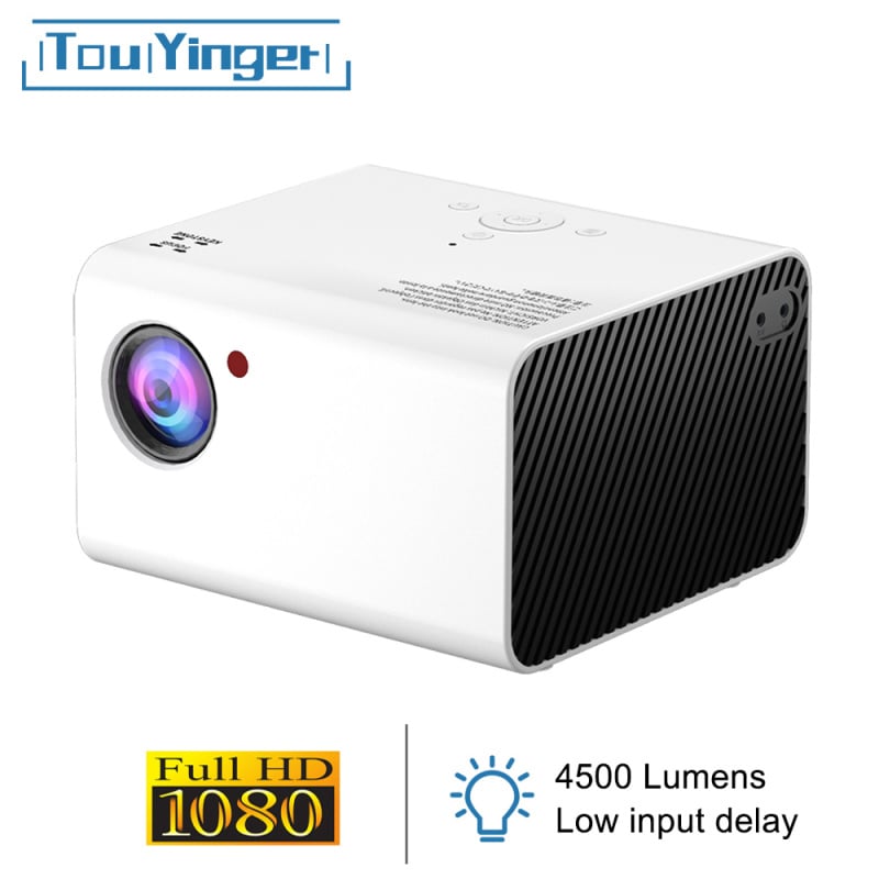 投影機TouYinger H5 Mini LED projector 1920 1080P resolution Support Full HD video beamer for Home Cinema theater Pico mo