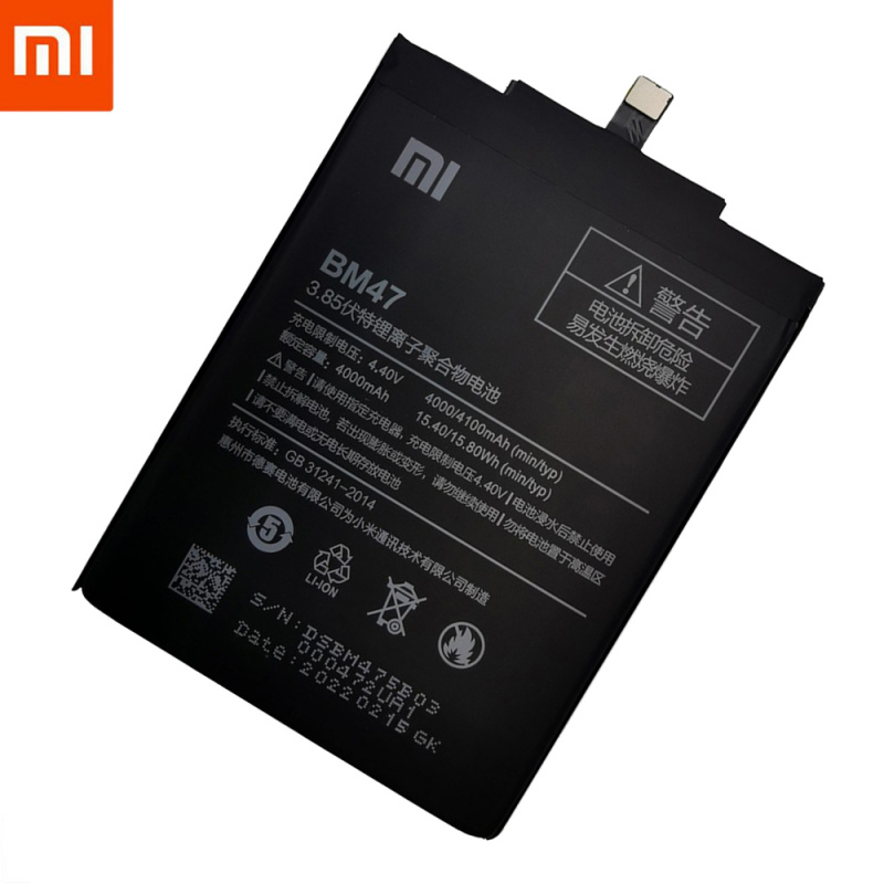 手機電池小米原裝手機電池適用於小米紅米 Note 4 4​​X 3 3S 3X 4A 3 Mi6 5 5A 6 6A 7 Pro Mi 5X Mi 5 Mi5 更換電池