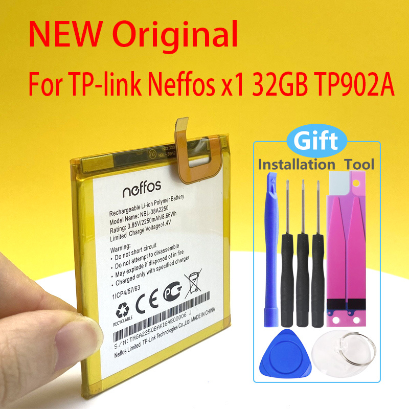 手機電池NBL-38A2250 TP-link Neffos x1 32GB 電池，TP902A 2250mAh 全新原裝手機電池