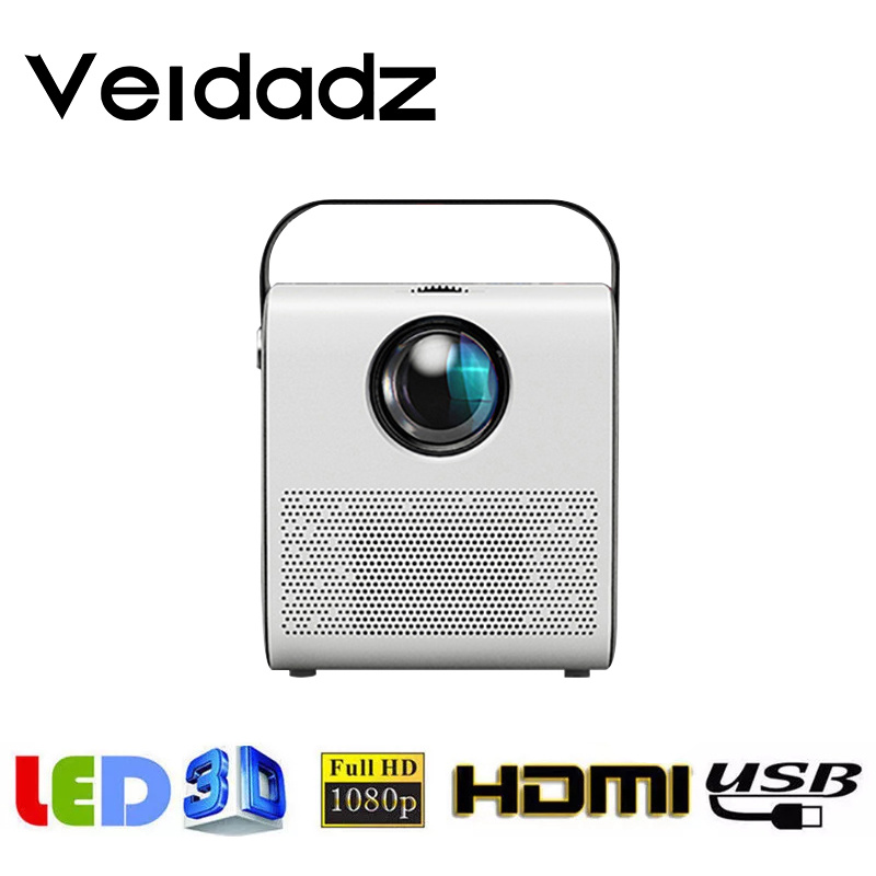投影機VEIDADZ Q3微型LED高清手機投影儀內置安卓版WiFi 720P小型便攜無線家庭影院
