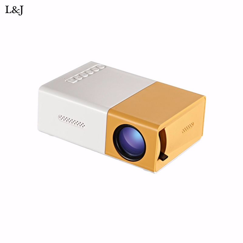 投影機LED 迷你投影儀適用於家庭影院便攜式高清 1080P USB 音頻視頻迷你投影儀適用於家庭辦公室媒體播放器投影儀 #LR3