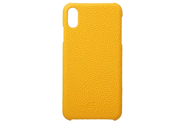 【4色】German Shurunken-calf Genuine Leather Shell Case for iPhone XS Max
