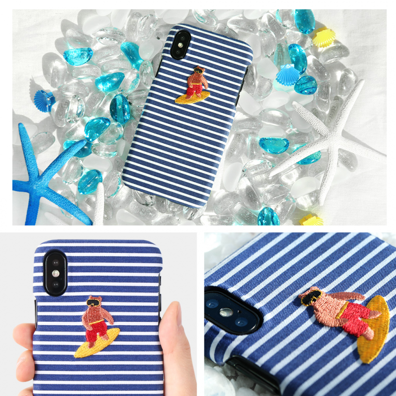 【3色】Design skins wetherby bartype case for iPhone X