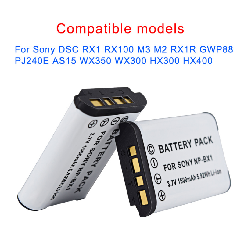 NP-BX1 battery For Sony battery charger for sony np-bx1 np bx1 battery pack NP-BX1 HDR-AS200v AS15 AS100V DSC-RX100 X1000V WX350