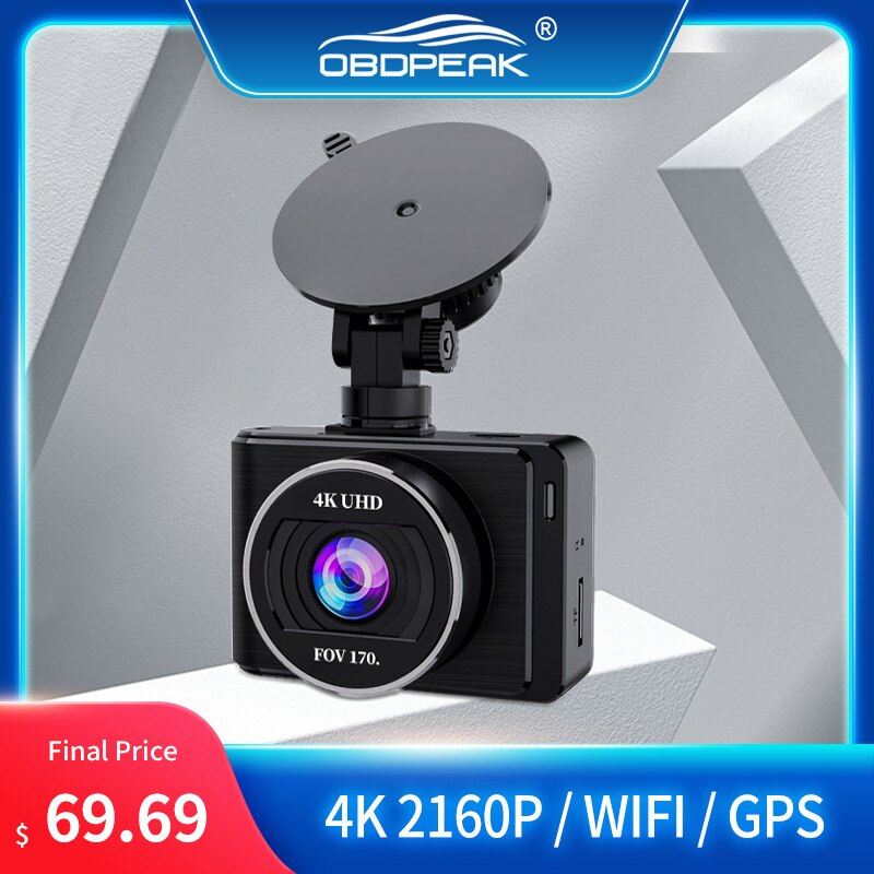 相機鏡頭4K Car Dashcam 3840 2160P UHD DVR Camer