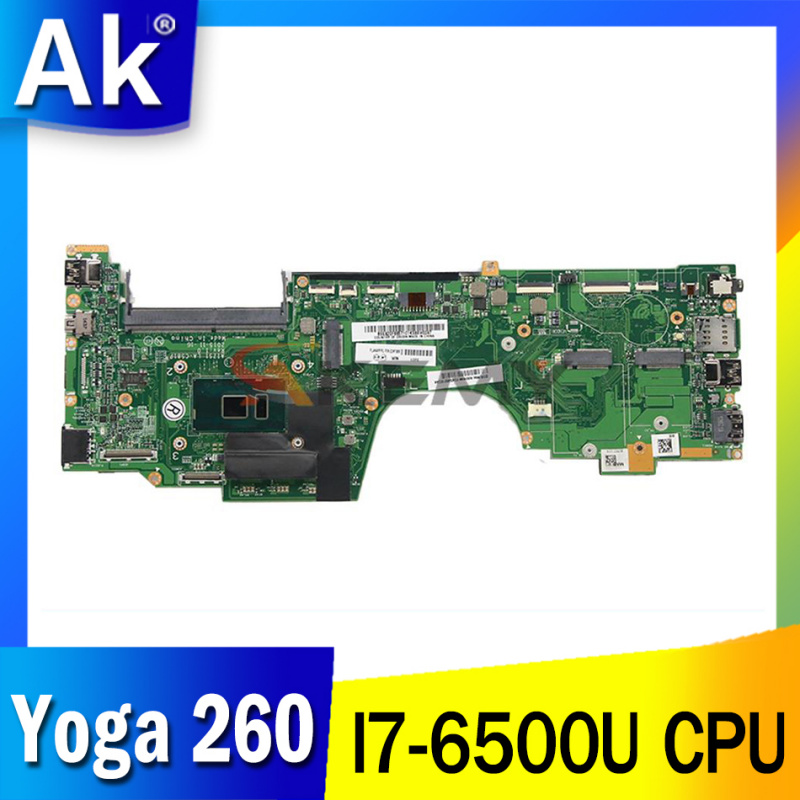 筆記本電腦01AY772 01AY773 01LV801 00NY947 00NY948 適用於LENOVO YOGA 260 I7-6500U 筆記本主板 LA-C581P SR2EZ DDR3 筆記本主板