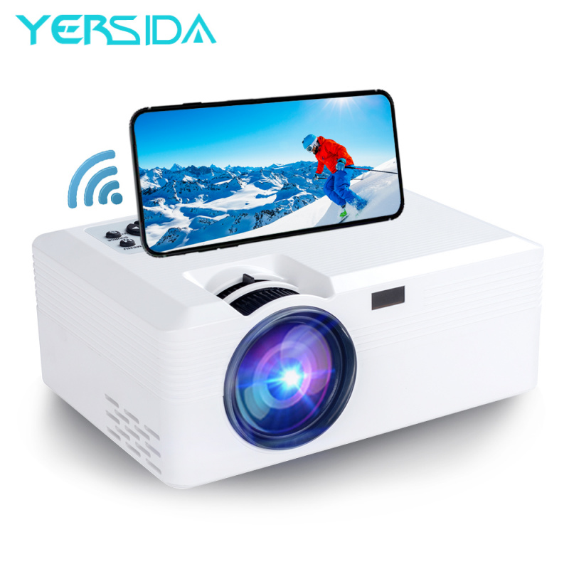 投影機YERSIDA VS319 8500Lumens LED Portable Projector Native 1024 720P Supported Home HDMI USB Mini Outdoor Movie Proyectors