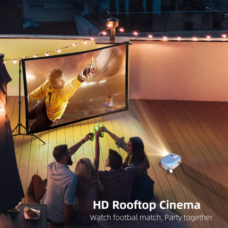 投影機BYINTEK C520 Mini LED Pocket Pico HD 200inch Home Theater Movie Game Portable LED Video Projector for 1080P Cinem