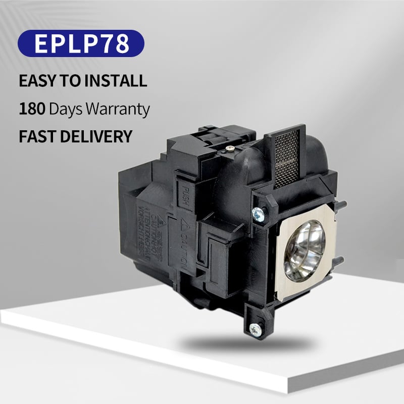 投影機兼容 ELPLP78 V13H010L78 適用於愛普生 EB-965 EB-98 EB-S17 EB-S18 EB-SXW03 EB-SXW18 EB-W18 EB-W22 EB-W28 燈泡投影儀