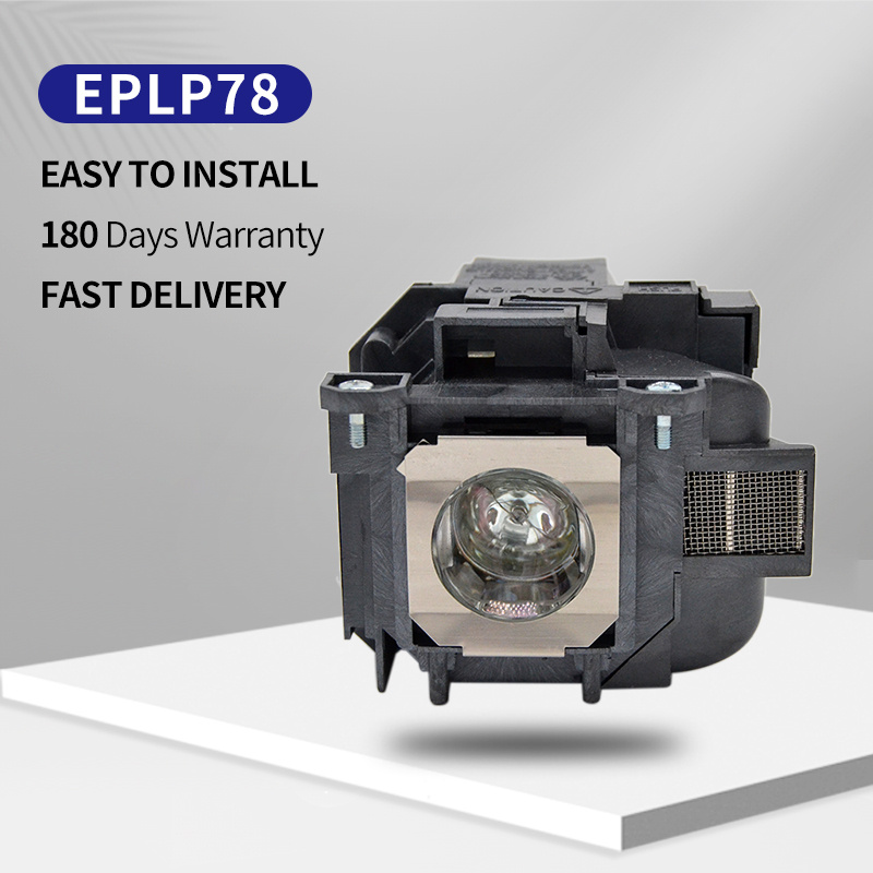投影機兼容 ELPLP78 V13H010L78 適用於愛普生 EB-965 EB-98 EB-S17 EB-S18 EB-SXW03 EB-SXW18 EB-W18 EB-W22 EB-W28 燈泡投影儀