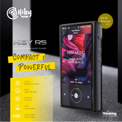 HiBy R5 無損輸出 Android Audio Player (3.5mm/4.4mm)