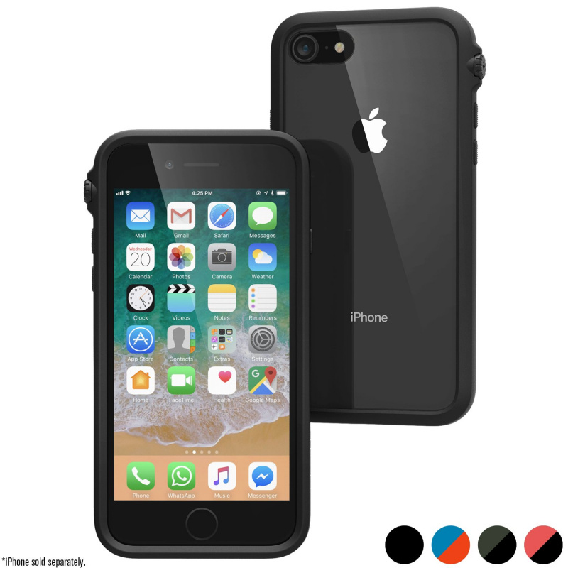 Catalyst Impact Protection Case for iPhone 8 - Stealth Black/Blueridge Sunset/Army Green/Coral