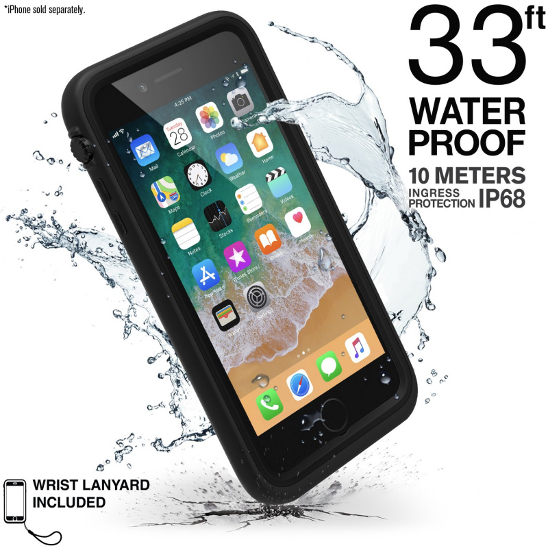 Catalyst Waterproof Case for iPhone 7 Plus/8 Plus - Stealth Black