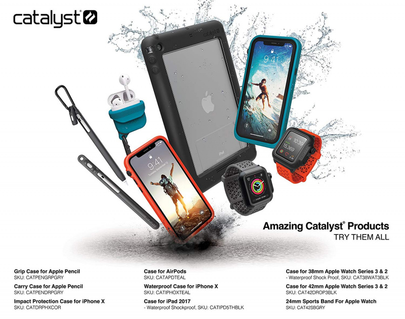 Catalyst Waterproof Case for 9.7" iPad (5th & 6th Generation) - Stealth Black