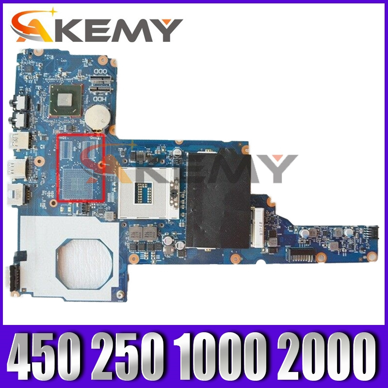 筆記本電腦AKemy筆記本電腦主板適用於HP 450 250 1000 2000 HM70主板 685768-001 685768-601 6050A2493101-MB-A02 SJTNV