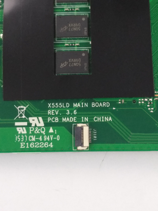 筆記本電腦X555LD Notebook Mainboard V2G GPU I3 I5 I7 CPU 4GB RAM for ASUS F555L A555L K555L X555LN X555LJ X555LP X555LB Laptop Motherboard