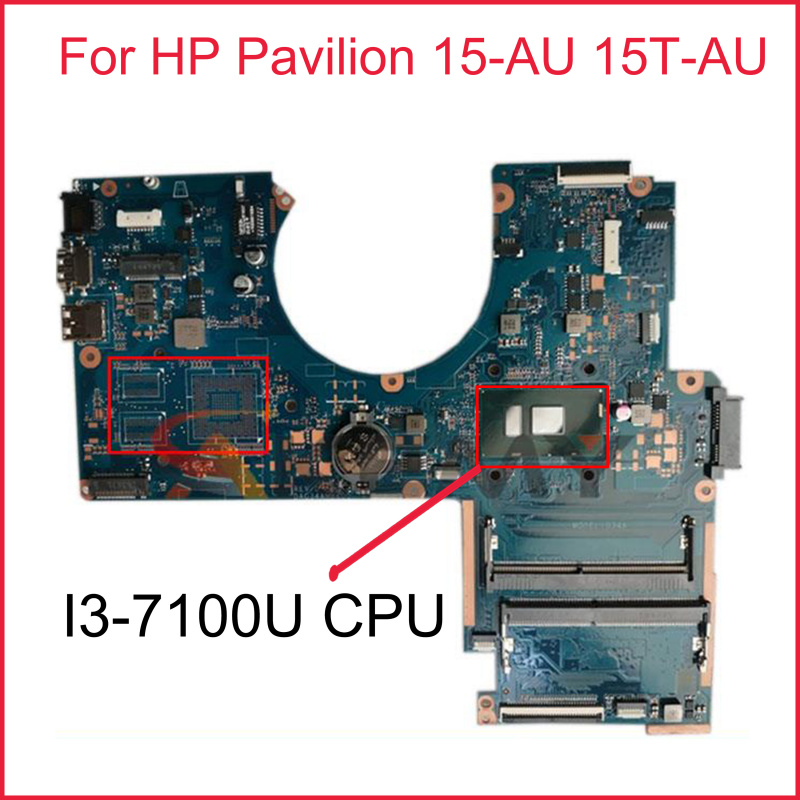 筆記本電腦913603-601 913603-001G34A DAG34AMB6D0主板適用於HP Pavilion 15-AU 15T-AU筆記本電腦主板I3-7100U