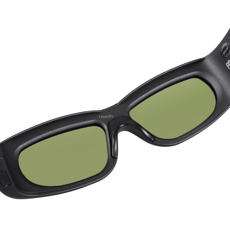 投影機Leyanfit BT 藍牙電視 3D 眼鏡通用可充電主動快門 DLP 投影儀 USB 可充電自動關機功能