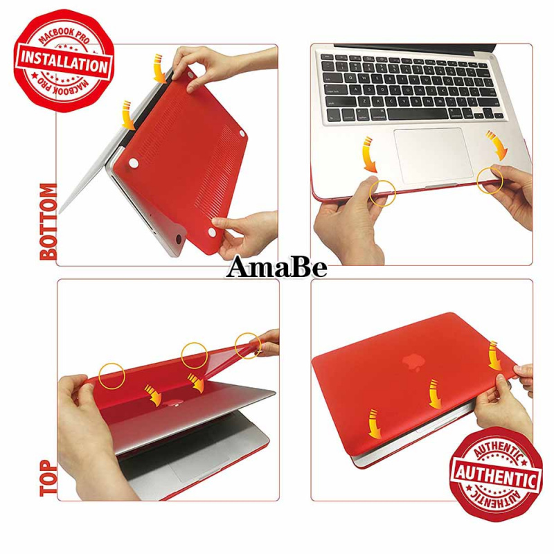 筆記本電腦Matte Laptop Case for MacBook Air 13 12 11 Pro 13 15 Retina A1502 Touch Bar Macbook 13 15 Inch with Touch Bar