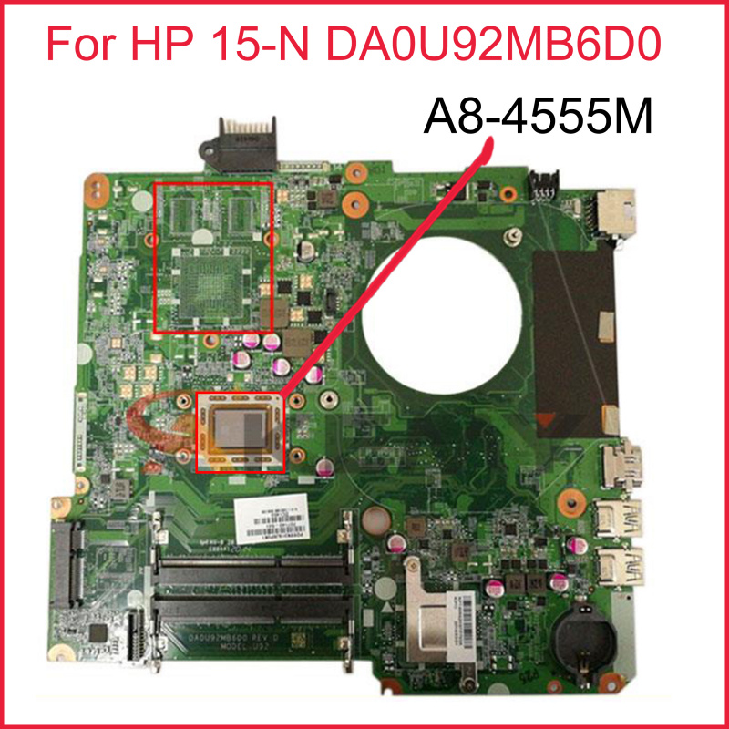 筆記本電腦適用於 HP 15-N DA0U92MB6D0 筆記本電腦主板 737140-501 737140-001 帶 A8-4555M cpu DDR3 100% 完整測試