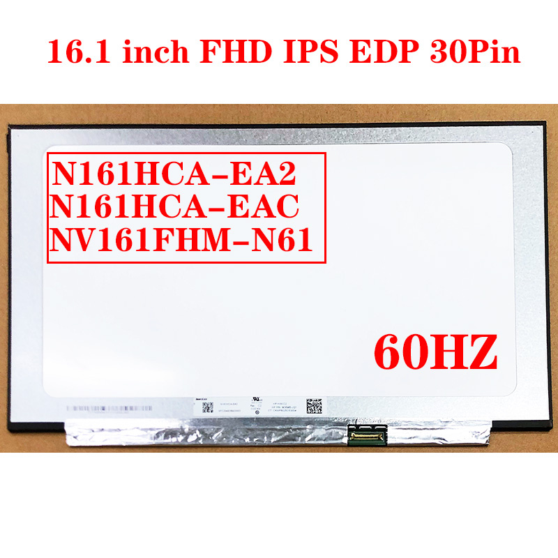 電競筆記本電腦16.1 英寸超薄 LED 矩陣，適用於 HP Pavilion Gaming 16-a0055ur 筆記本電腦液晶屏面板顯示器 1920 1080P FHD IPS 60HZ