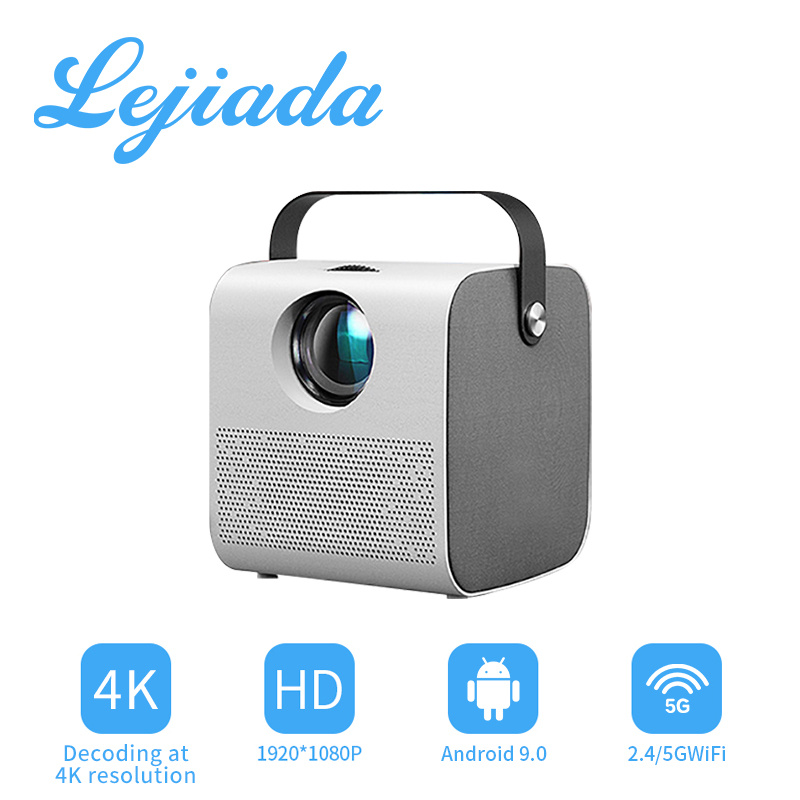 投影機LEJIADA Q3微型LED高清手機投影儀安卓WiFi 720P小型便攜式無線家庭影院室內家庭影院