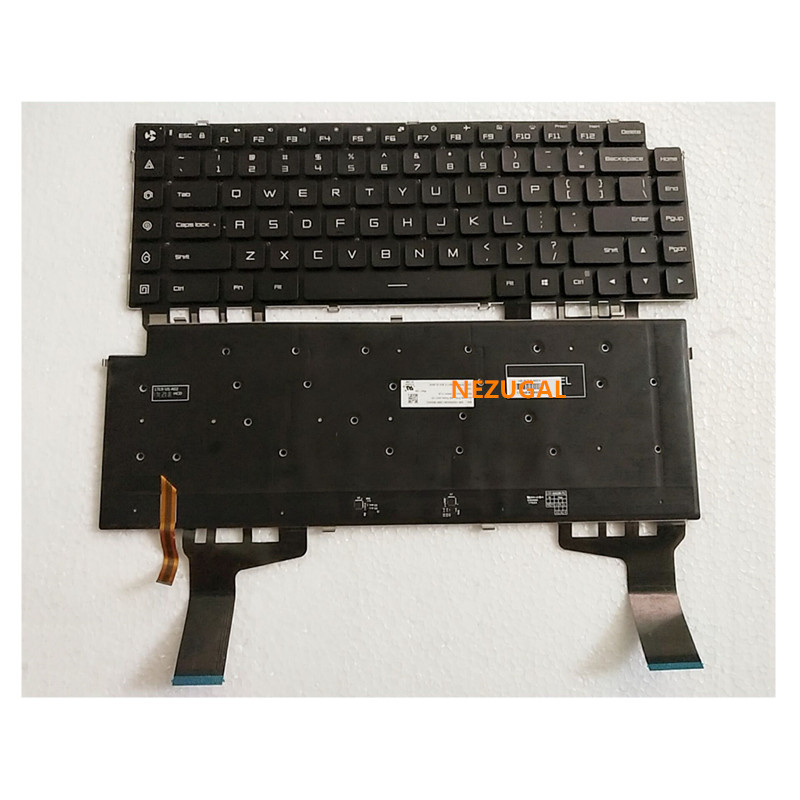 電競筆記本電腦英文 RGB 彩色背光鍵盤適用於小米遊戲筆記本 15.6 英寸遊戲本筆記本電腦 AETMAU00110 MIM17L9 US