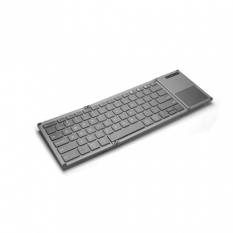 電競筆記本電腦Jelly Comb Portable Folding Wireless Keyboard Bluetooth Rechargeable Touchpad Keypad for iPad ios Android Tablet Phone Laptop