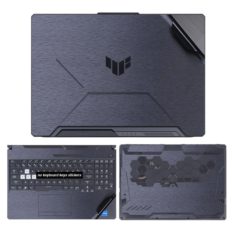 電競筆記本電腦NoteBook Skin for ASUS TUF GAMING F15 FX506HM FX506HC PVC Vinyl Decal for ASUS TUF Gaming F15 FX506HM NoteBook Protective Films