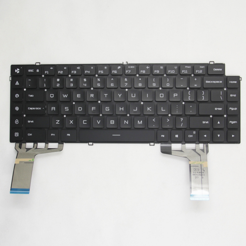 電競筆記本電腦100% 全新英文美國版適用於小米 Mi 遊戲筆記本 15.6 英寸 AETMAU00110 MIM17L9 171502-AA XMG1902 筆記本電腦背光鍵盤