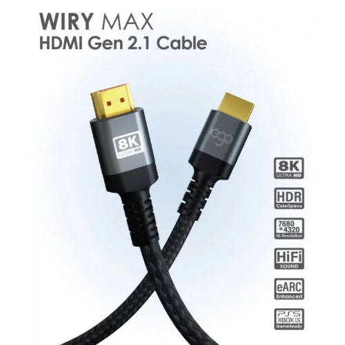 Ego Wiry Max HDMI 2.1傳輸線 [2k/4k/8k]