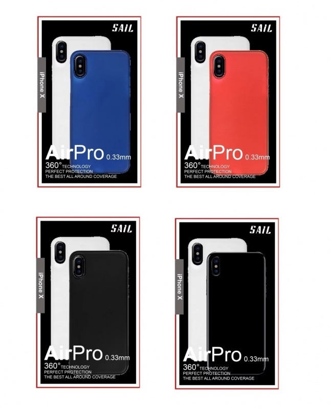 Sail AirPro 0.33mm Dual 雞蛋殼 for iPhone X [4色] 預訂：3-7天發出