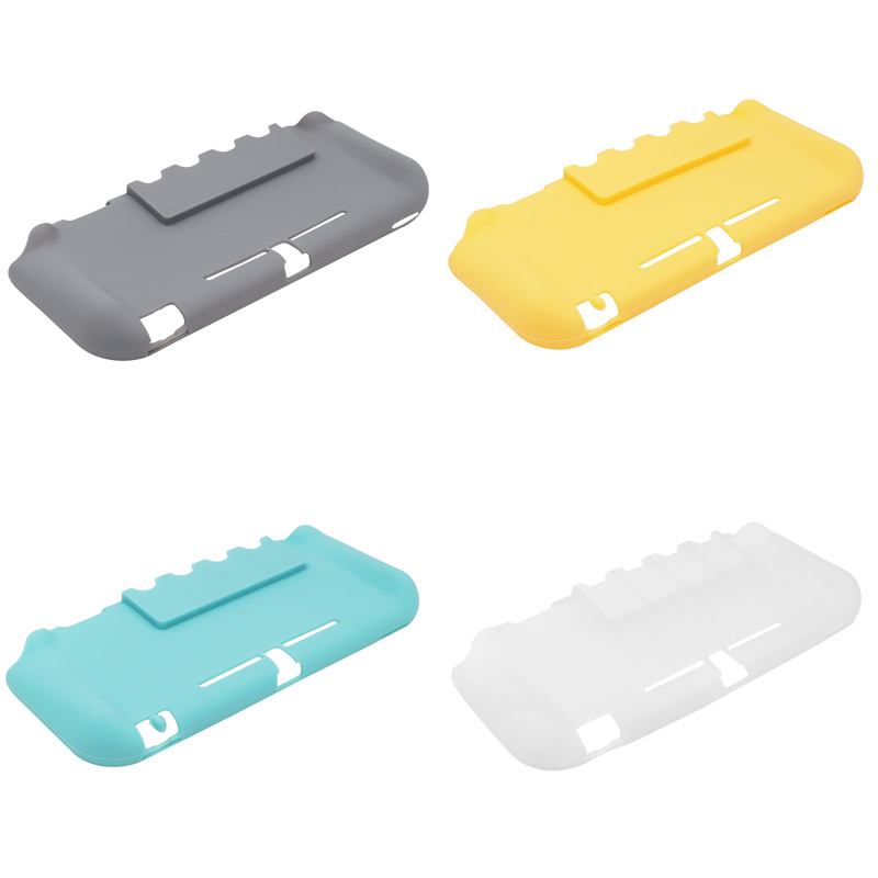 Nintendo Switch Lite透明TPU保護殼蓋 帶遊戲卡存儲槽 防摔保護殼