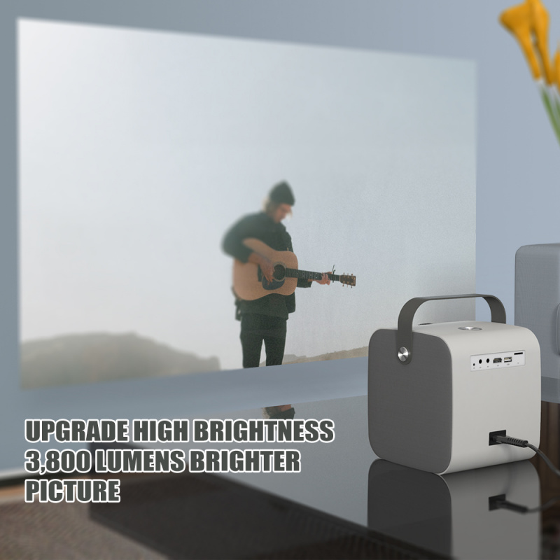 投影機Salange P52 Mini Projector, Native 1280 720P 3000 Lumens Projetor, Support Full HD 1080P LED Proyector , 3D Beamer Ho