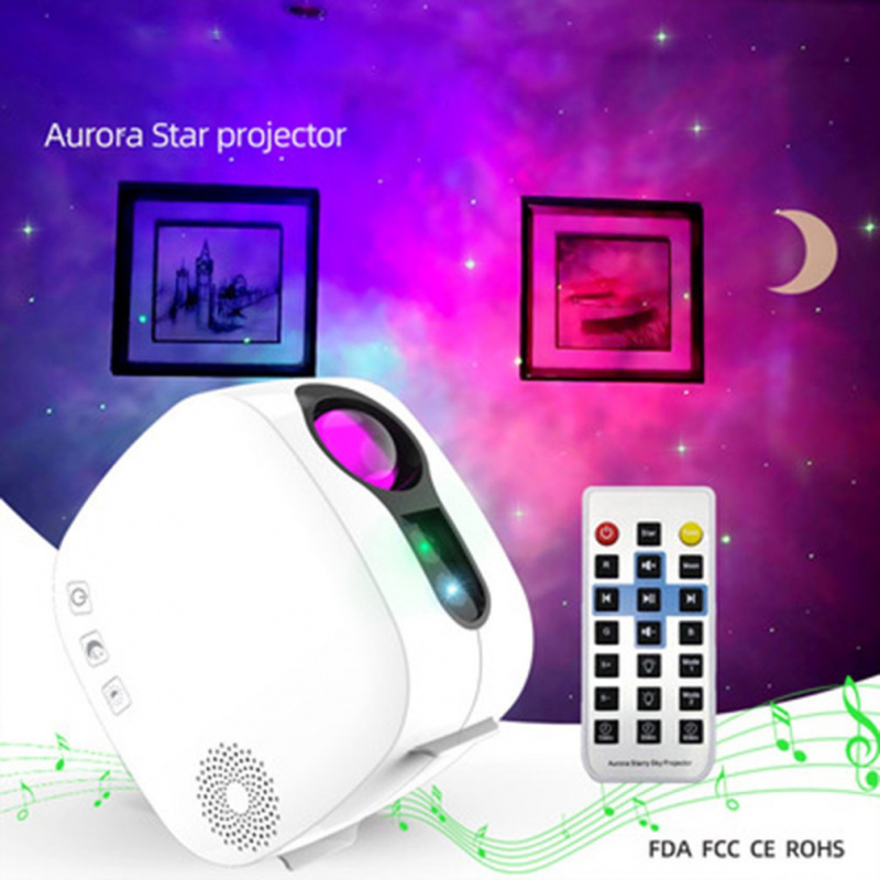 投影機極光星投影儀 3D 極光效果月光定時器促進睡眠帶來全心放鬆