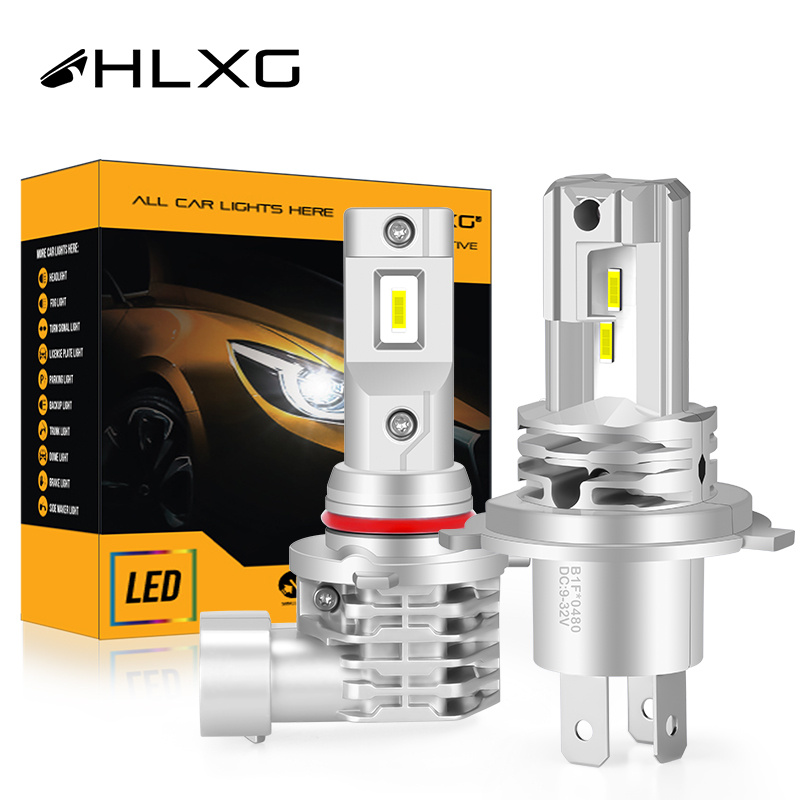 投影機H11 H4 led headlight h7 HB4 HB3 9005 9006 9012 HIR2 Turbo Car Bulb Auto fog light projector lens Lamp
