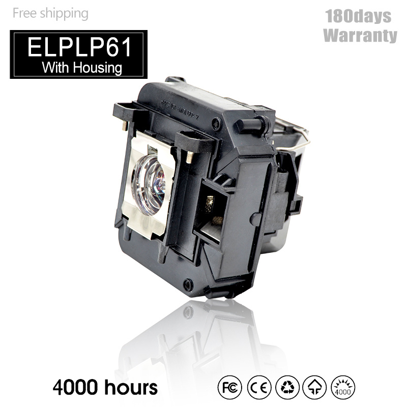 投影機工廠廉價替換投影機燈泡 ELPLP61 適用於 EPSON EB-C1020XN EB-C2050WN EB-C2070WN EB-C2080XN EB-C2100XN