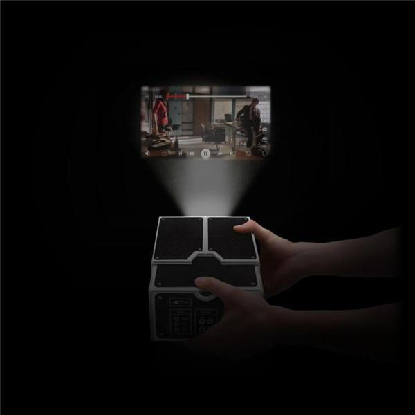 投影機3D投影儀紙板迷你智能手機投影儀輕新奇可調節便攜式影院家庭影院Pico