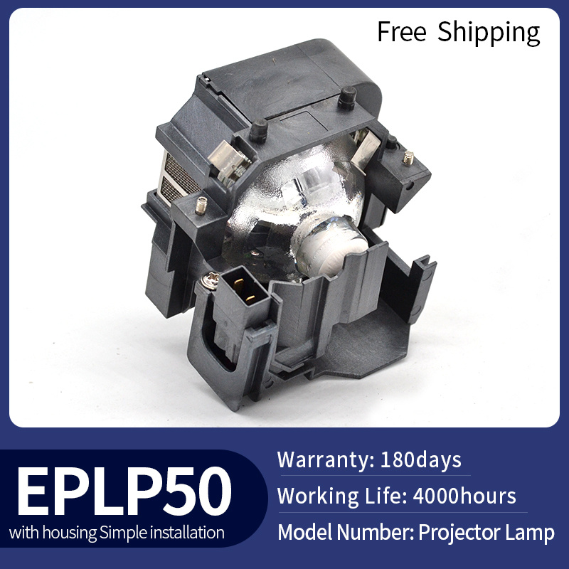 投影機ELPLP50   V13H010L50 投影機燈泡帶燈座，適用於 EB-824 EB-825 EB-826W EB-84 投影機