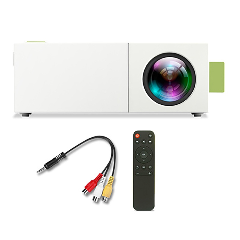 投影機投影儀 YG310 600 流明 1080P 家用親子便攜式投影儀家庭辦公迷你 LED 電視
