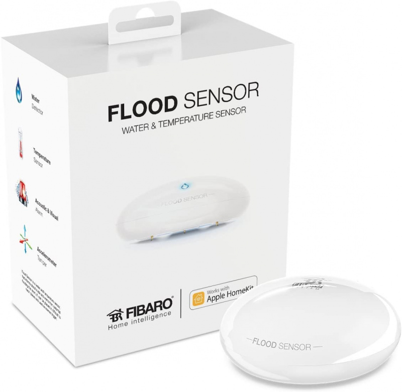 Fibaro FGBHFS-101 Apple HomeKit 水浸和溫度傳感器