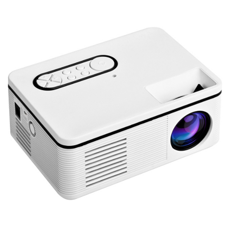 投影機S361 便攜式迷你 LED 320X240 像素 600 流明投影儀家庭媒體播放器內置揚聲器