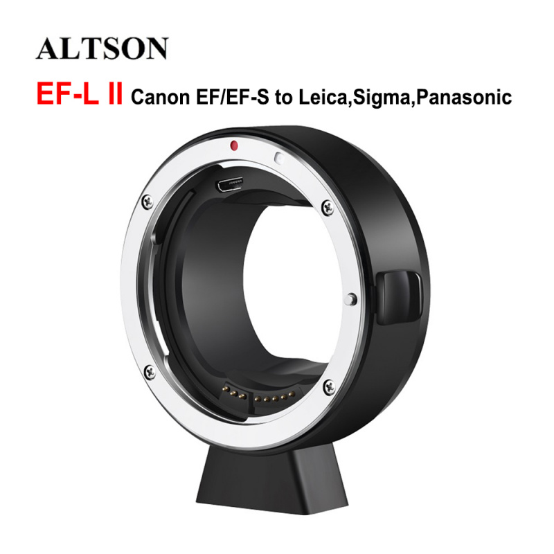 轉接環ALTSON EF-L II Auto Focus Lens Adapter Ring for Canon EF EF-S Mount Lens to Leica Sigma Panasonic L mount Cameras