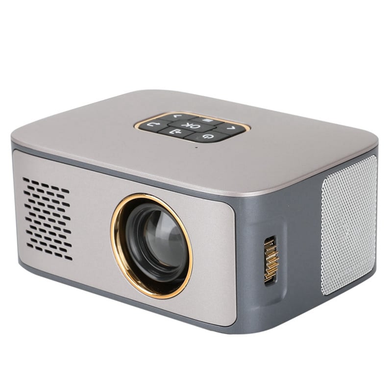 投影機投影儀 SD40 1000 流明 1080P 迷你家用親子便攜式投影儀迷你 LED 電視 歐規