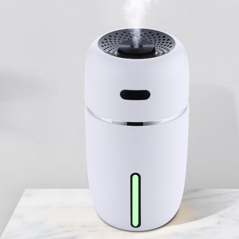 白色海豚迷你 USB 空氣加濕器香薰擴散器帶可更換 LED 空氣蒸發器汽車精油香薰擴散器