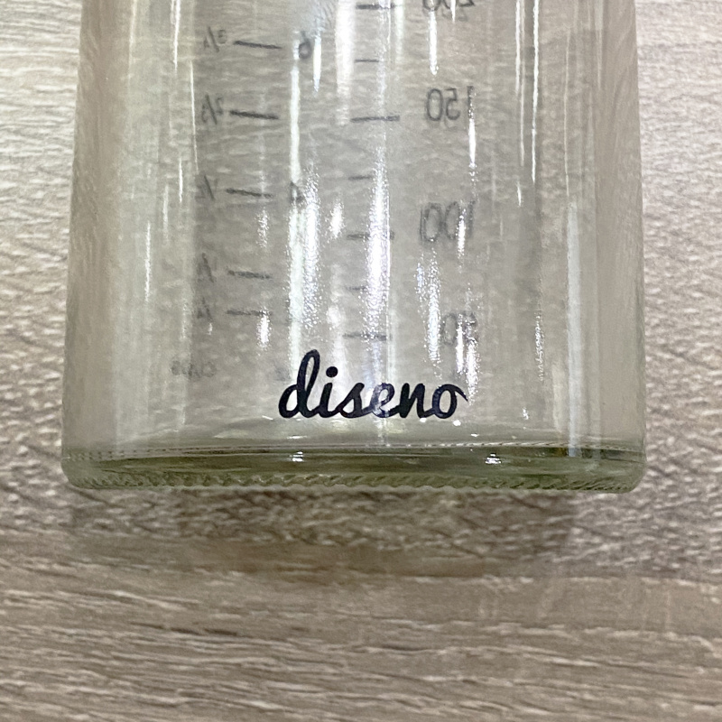 diseno 廚房自動開合玻璃油壺 300ml - 不銹鋼